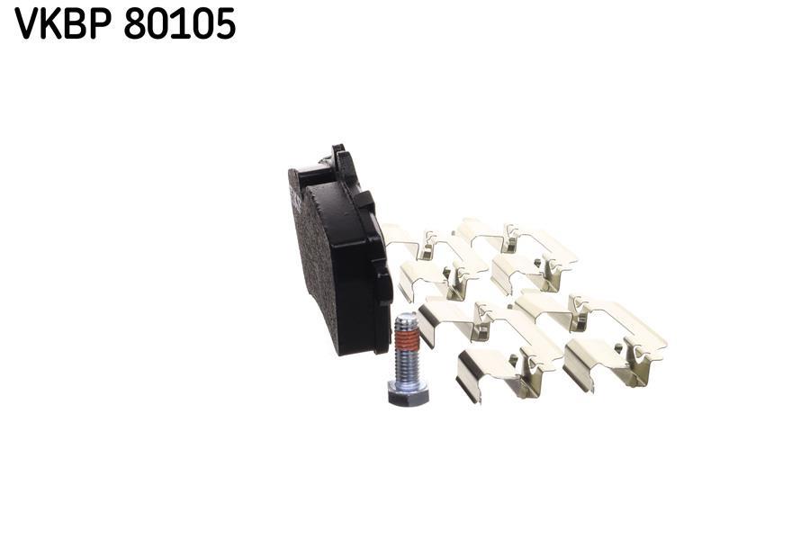Jogo de 4 pastilhas de travão SKF VKBP 80105